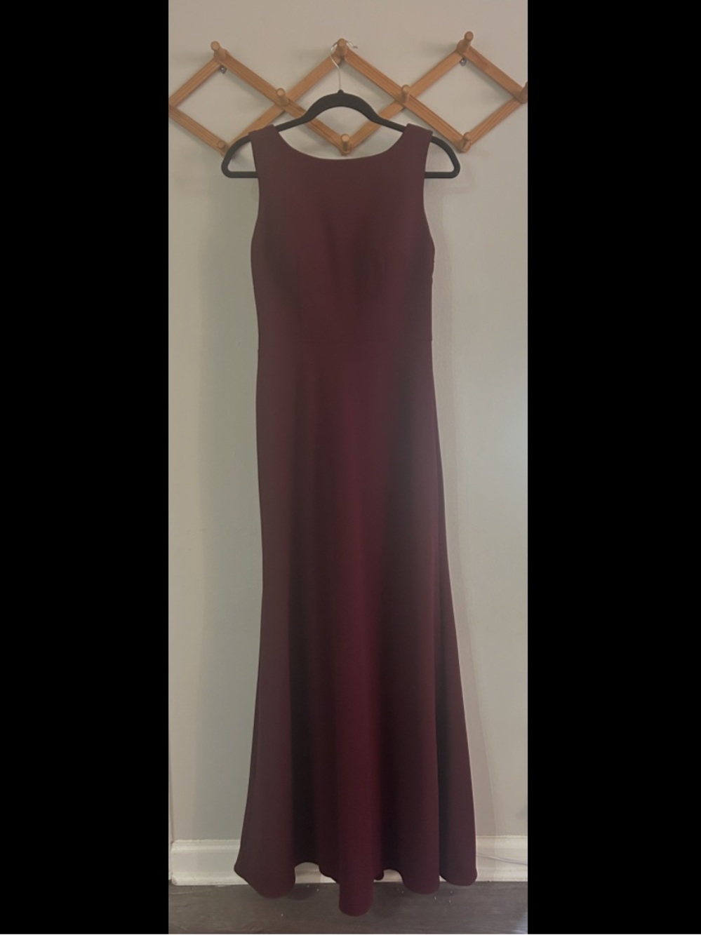 Bill Levkoff Sleeveless Maxi Dress in Burgundy